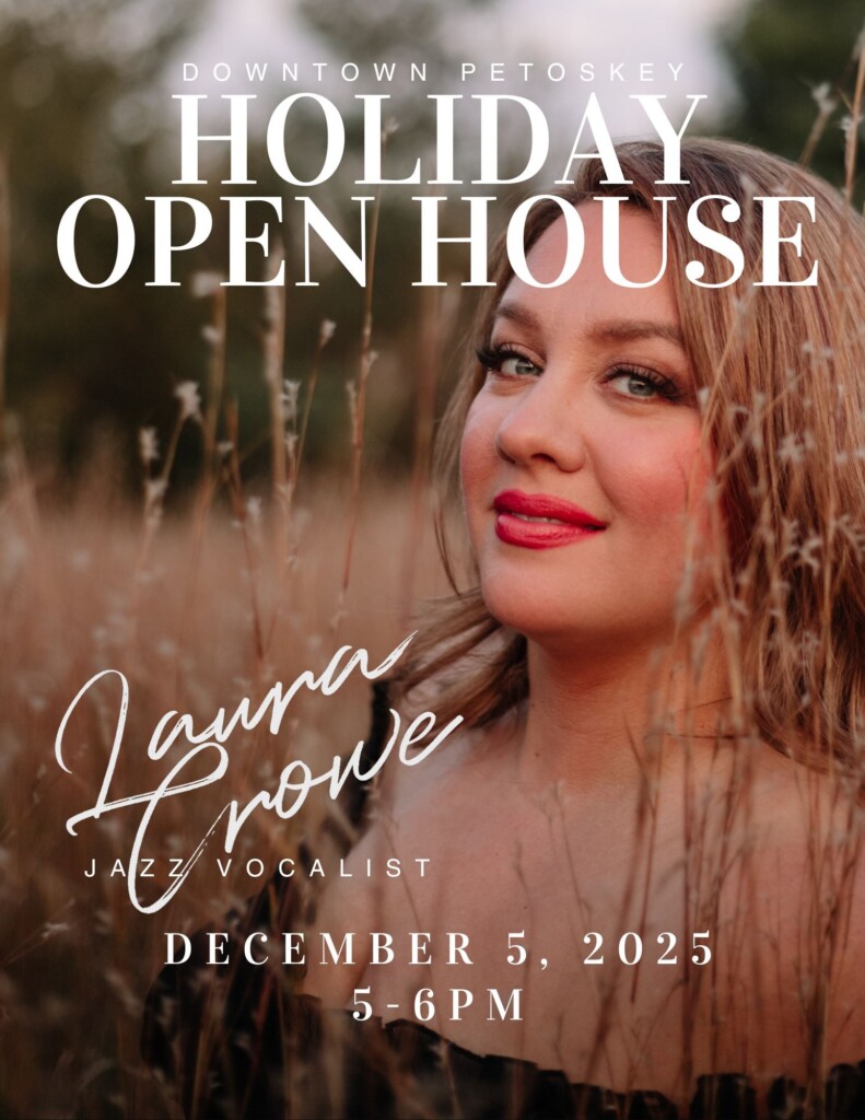 Graphic featuring Jazz Singer for Open House - Laura Crowe