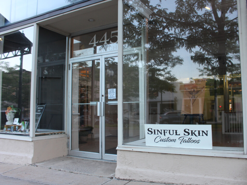 Sinful Skin Tattoo Downtown Petoskey, Michigan