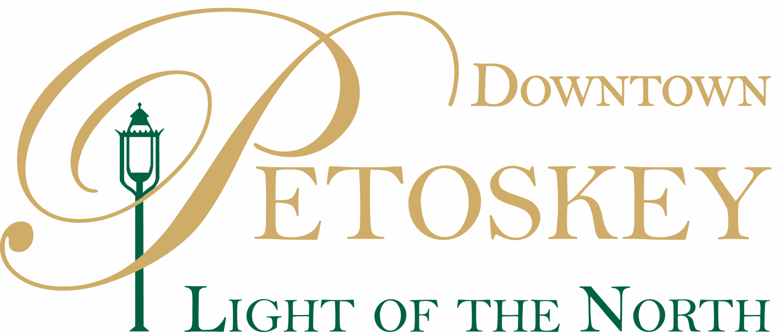 Downtown Petoskey Logo: The Light of the north