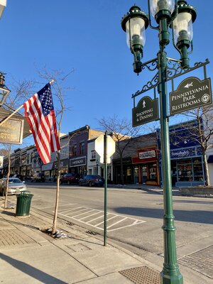 The gaslight district, downtown Petoskey