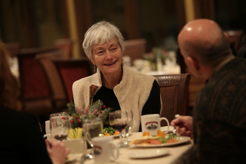 Dining out in Petoskey in winter