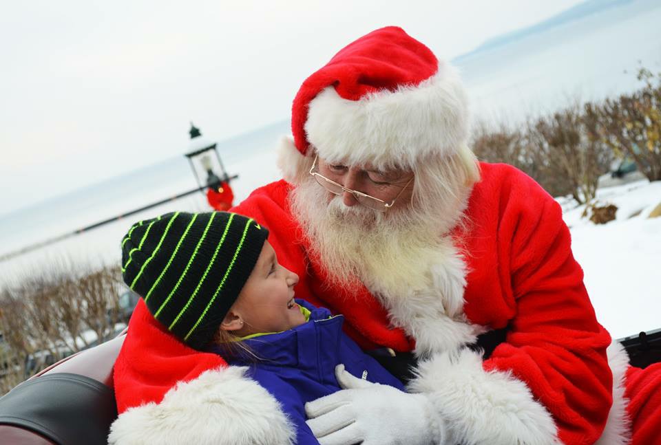 Santa with child