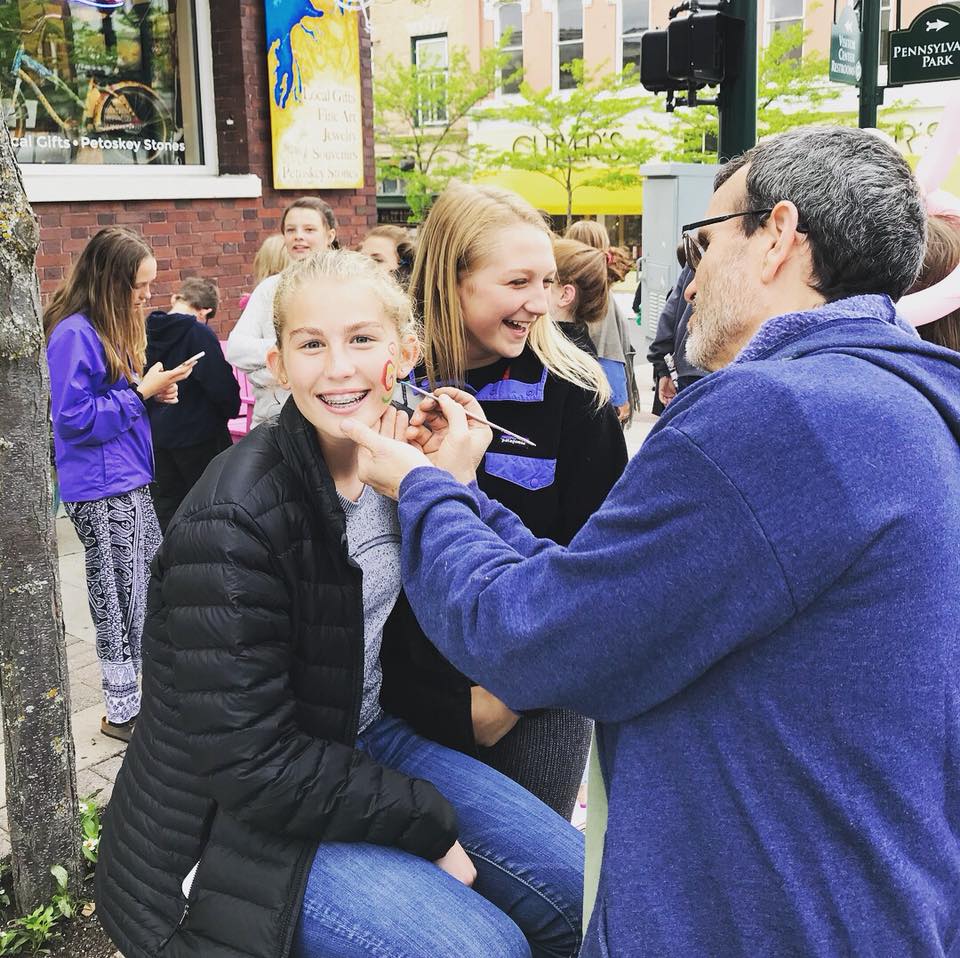 Summer Open House includes face painting in the park