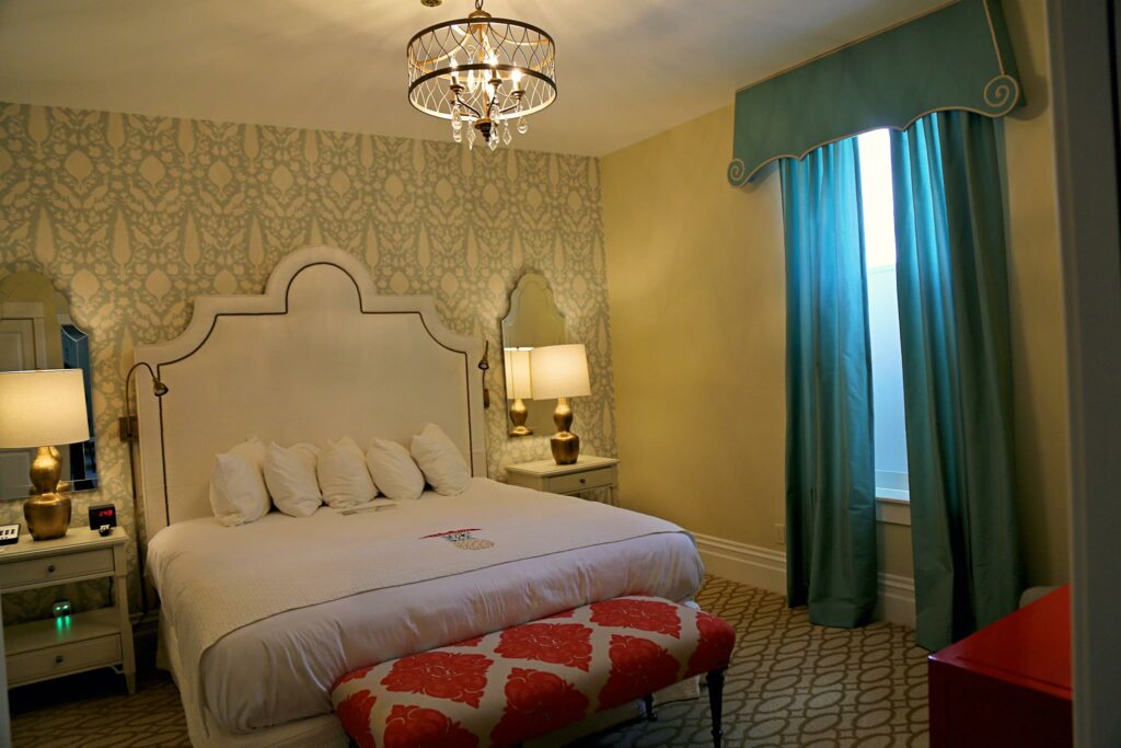 Staycation at Staffords. Image shows a room at the Stafford Hotel
